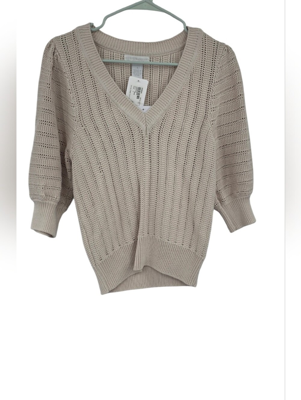 New Design History Willow V Neck Pullover Small